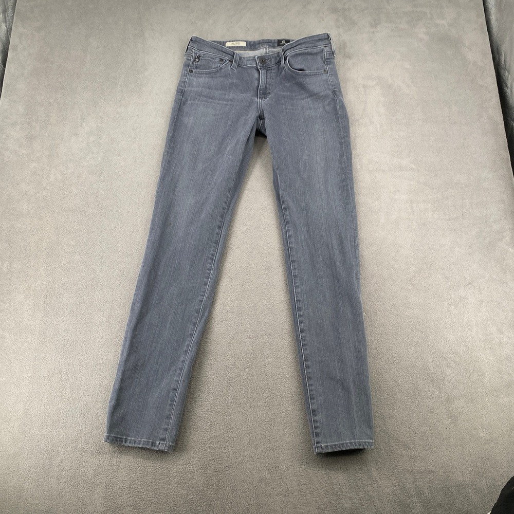 AG Adriano Goldschmied The Stilt Cigarette Leg Grey Jeans 28R APT1110-SUD